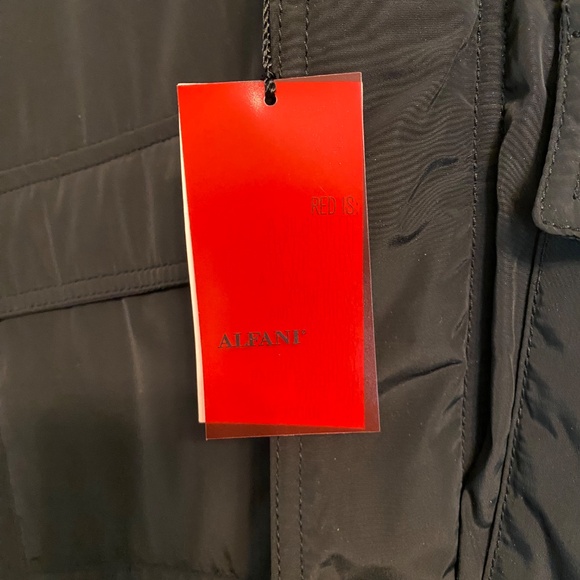 Men’s Alfani Fitted Black Jacket, size Large - Picture 11 of 16